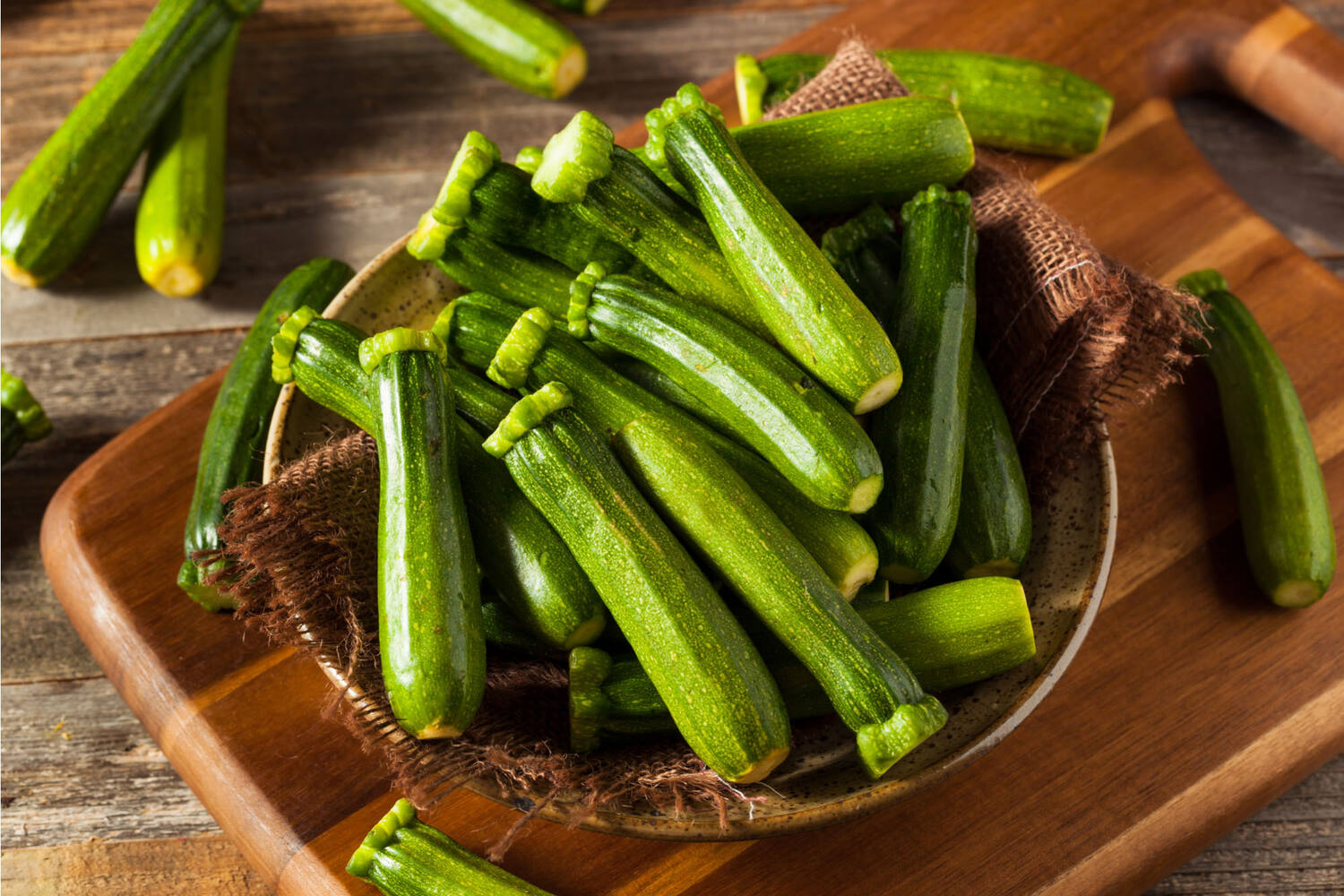 Mini courgette groen 200gr stuk 3